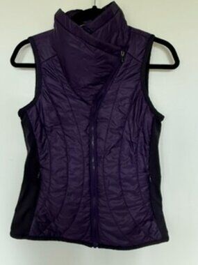 Athleta Whisper Featherless Quilted Vest | Purple | XS